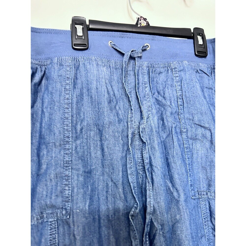 Tommy Hilfiger women's Soft Pant Chambray Blue XL - Picture 9 of 14